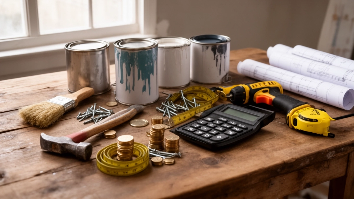 plan wydatków na przykład na remont domu