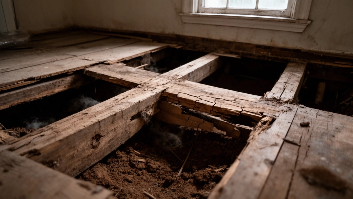 Remont podłogi w starym domu