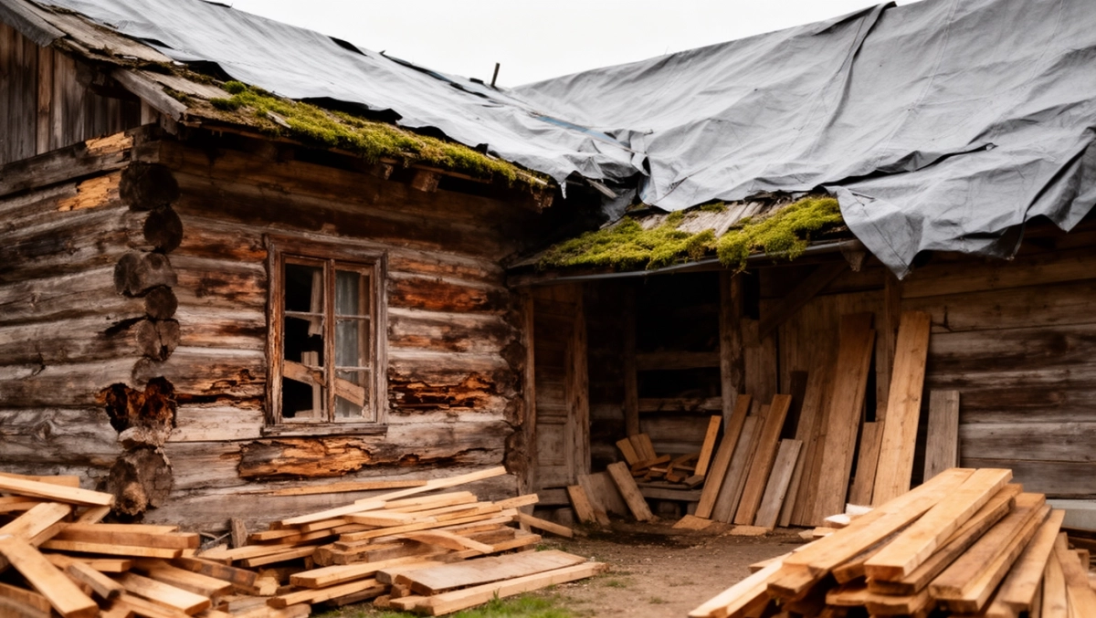 Remont starego drewnianego domu