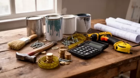 plan wydatków na przykład na remont domu