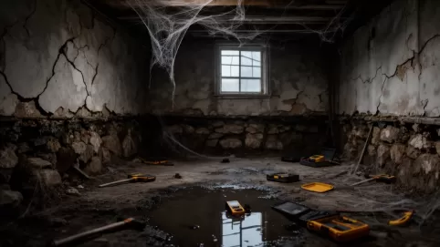 Remont piwnicy w starym domu