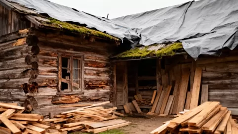 Remont starego drewnianego domu